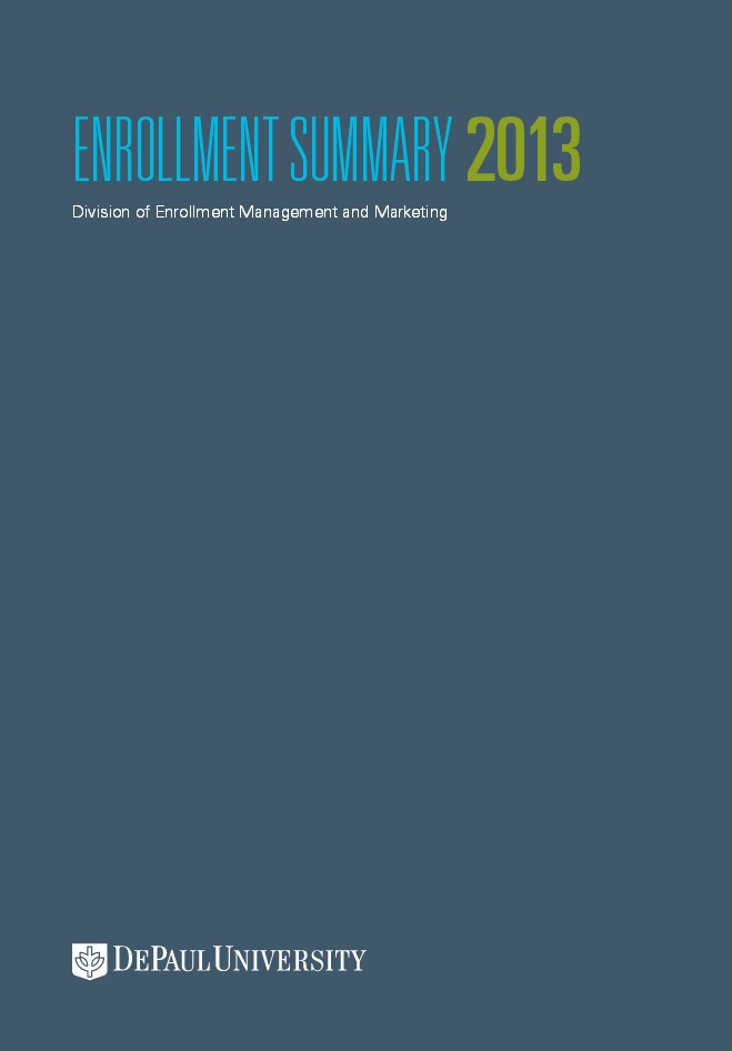 2013 Enrollment Summary