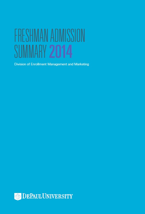 2014 Freshman Admission Summary